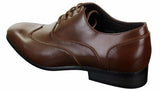 Herr Läder Brogues Italienska Designerskor Eleganta Formella Klassiska Retro