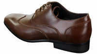 Herr Läder Brogues Italienska Designerskor Eleganta Formella Klassiska Retro