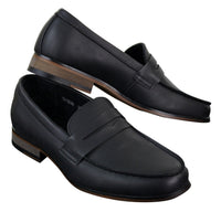 Herr Nubuckläder Slip On Loafers Mockasiner Skor Vintage Retro Klassisk