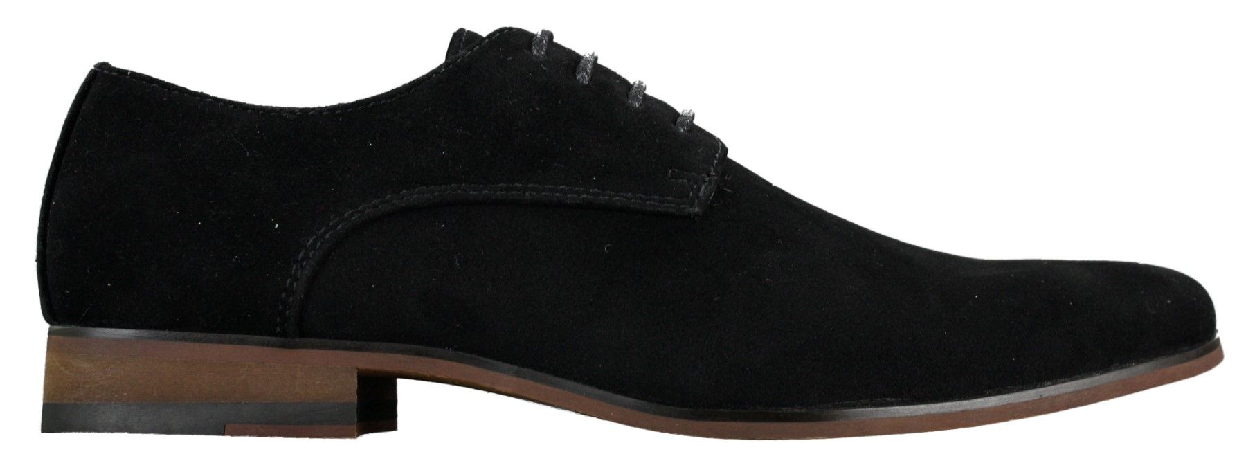 Herr Nubuck Mocka Snörade Eleganta Fritidsskor Marinblå Brun Svart