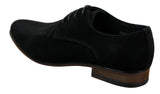 Herr Nubuck Mocka Snörade Eleganta Fritidsskor Marinblå Brun Svart