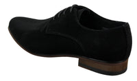Herr Nubuck Mocka Snörade Eleganta Fritidsskor Marinblå Brun Svart