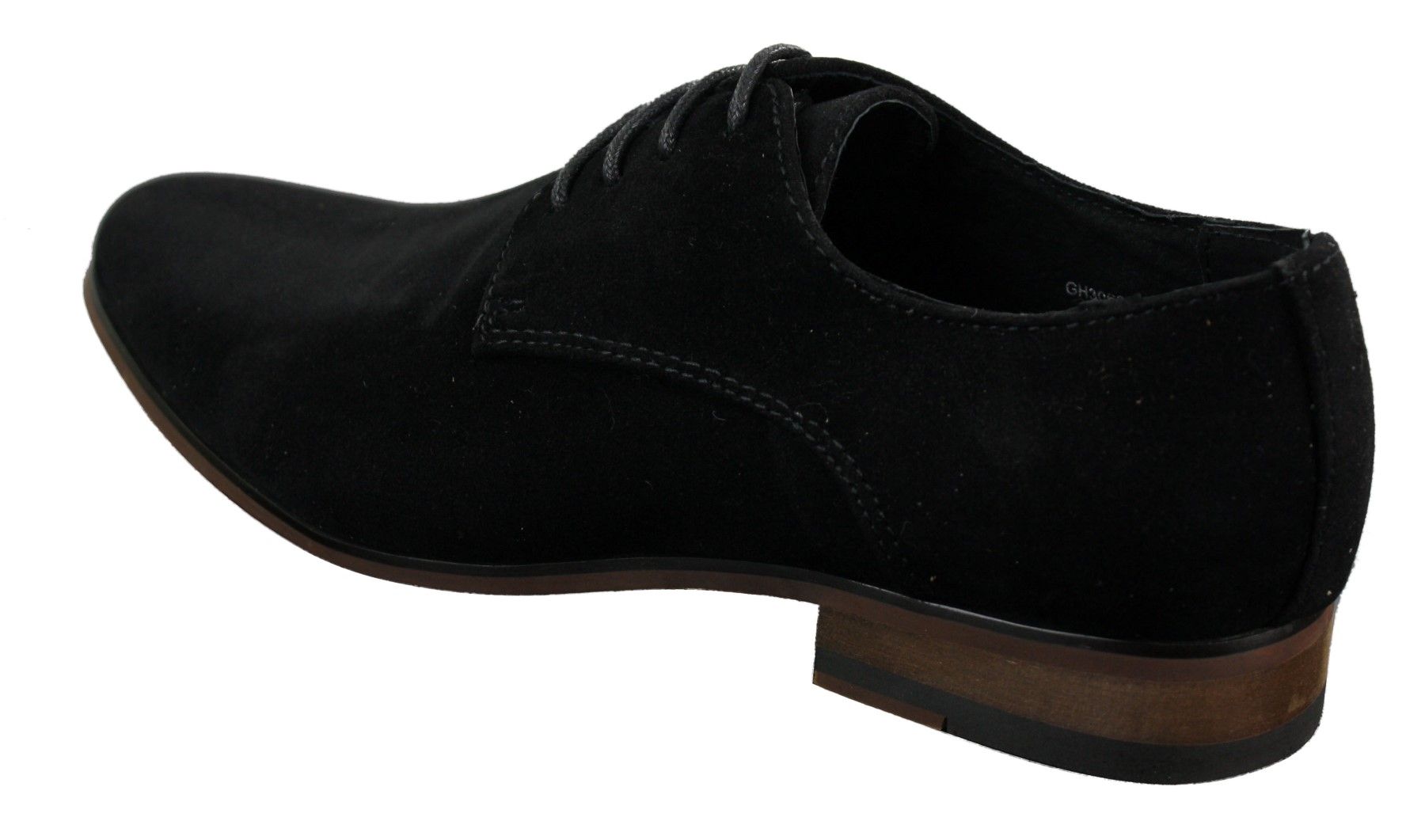 Herr Nubuck Mocka Snörade Eleganta Fritidsskor Marinblå Brun Svart