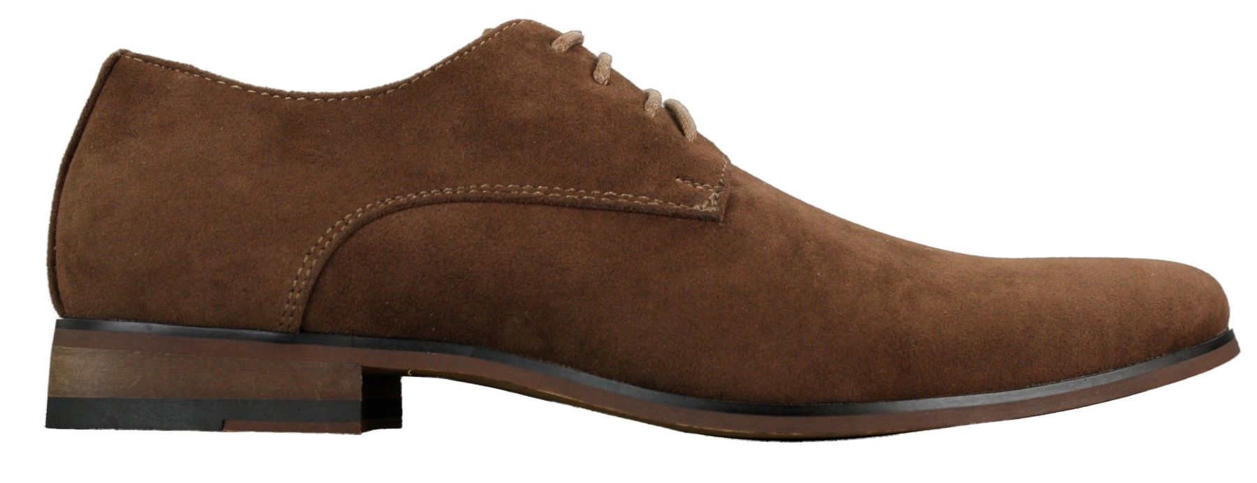 Herr Nubuck Mocka Snörade Eleganta Fritidsskor Marinblå Brun Svart