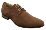 Herr Nubuck Mocka Snörade Eleganta Fritidsskor Marinblå Brun Svart