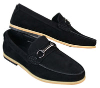 Herr Slip On Spänne Horsebit Körskor Loafers Retro Smart Casual Mocka