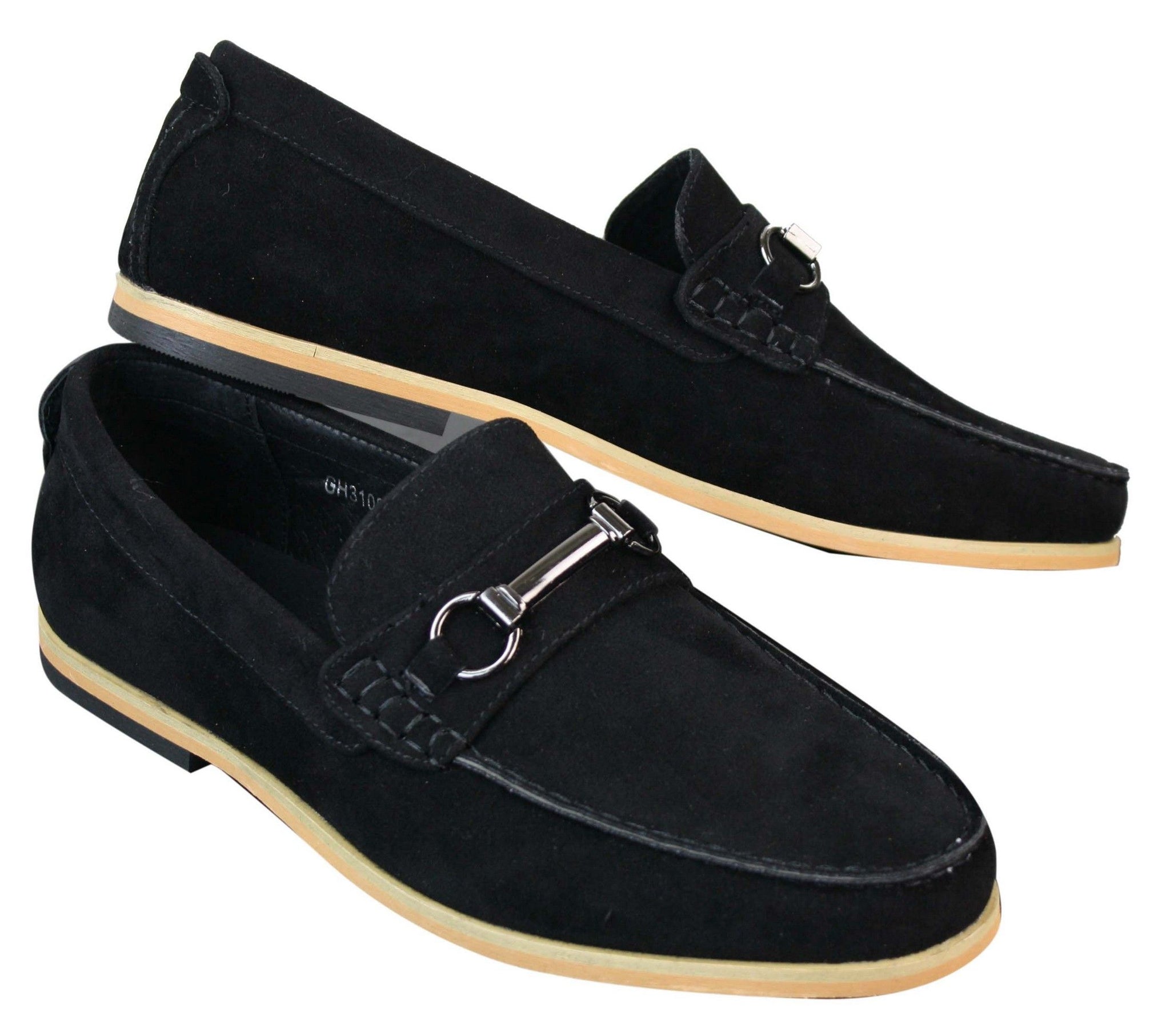 Herr Slip On Spänne Horsebit Körskor Loafers Retro Smart Casual Mocka