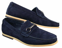Herr Slip On Spänne Horsebit Körskor Loafers Retro Smart Casual Mocka