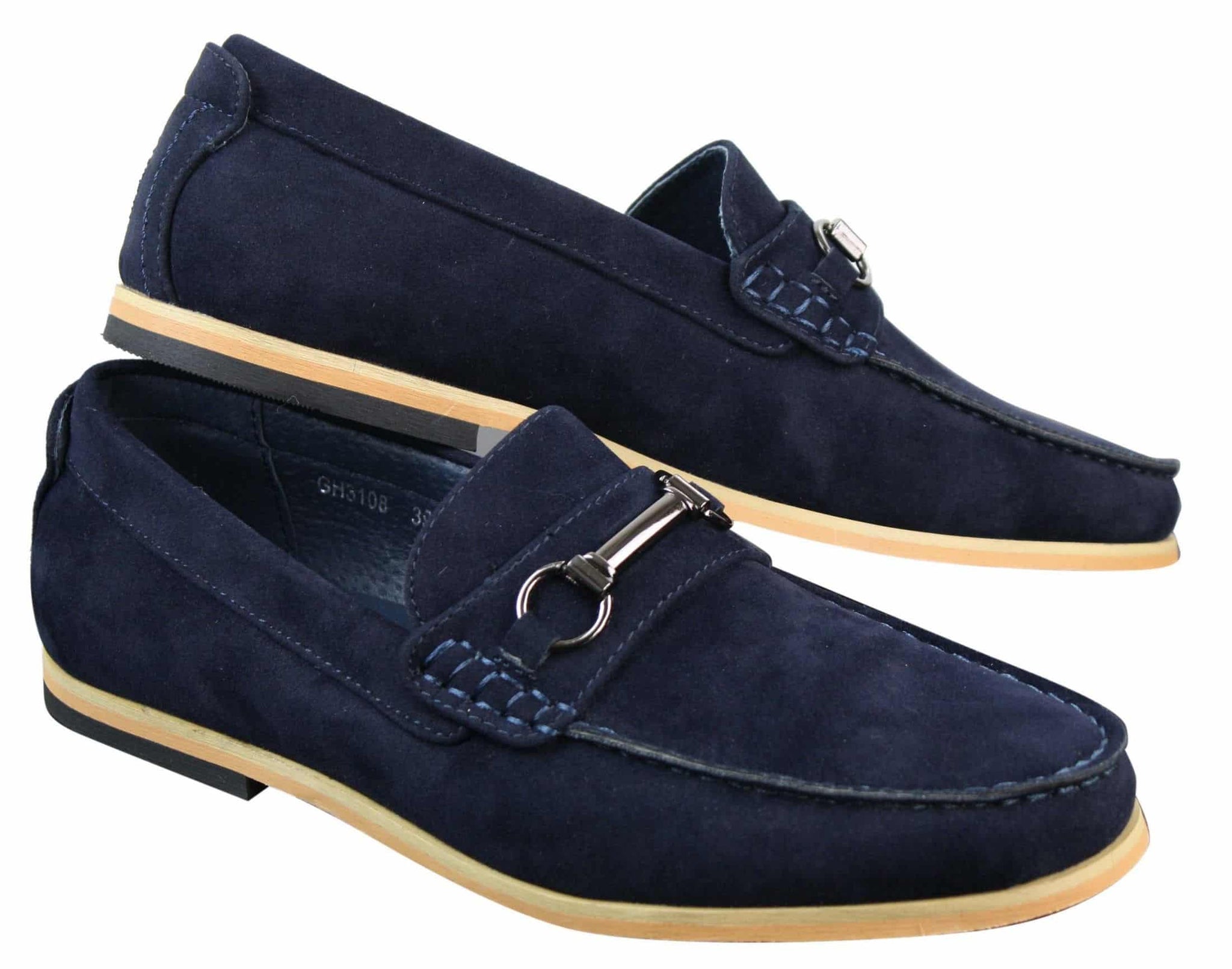 Herr Slip On Spänne Horsebit Körskor Loafers Retro Smart Casual Mocka
