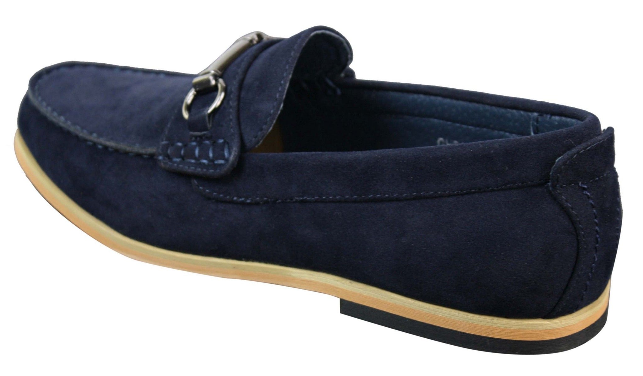 Herr Slip On Spänne Horsebit Körskor Loafers Retro Smart Casual Mocka