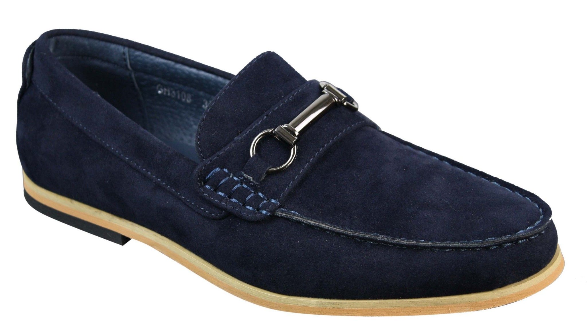 Herr Slip On Spänne Horsebit Körskor Loafers Retro Smart Casual Mocka