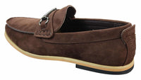 Herr Slip On Spänne Horsebit Körskor Loafers Retro Smart Casual Mocka