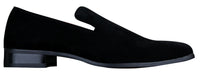 Herr Slip On Mocka Loafers Läder Smart Casual Röd Blå Svart