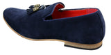 Herr Mocka Läder PU Slip On Bilskor Loafers Tofs Röd Grå Blå Brun Svart