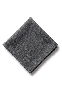 Herr slips och näsdukset - grå tweed STZ23, en storlek