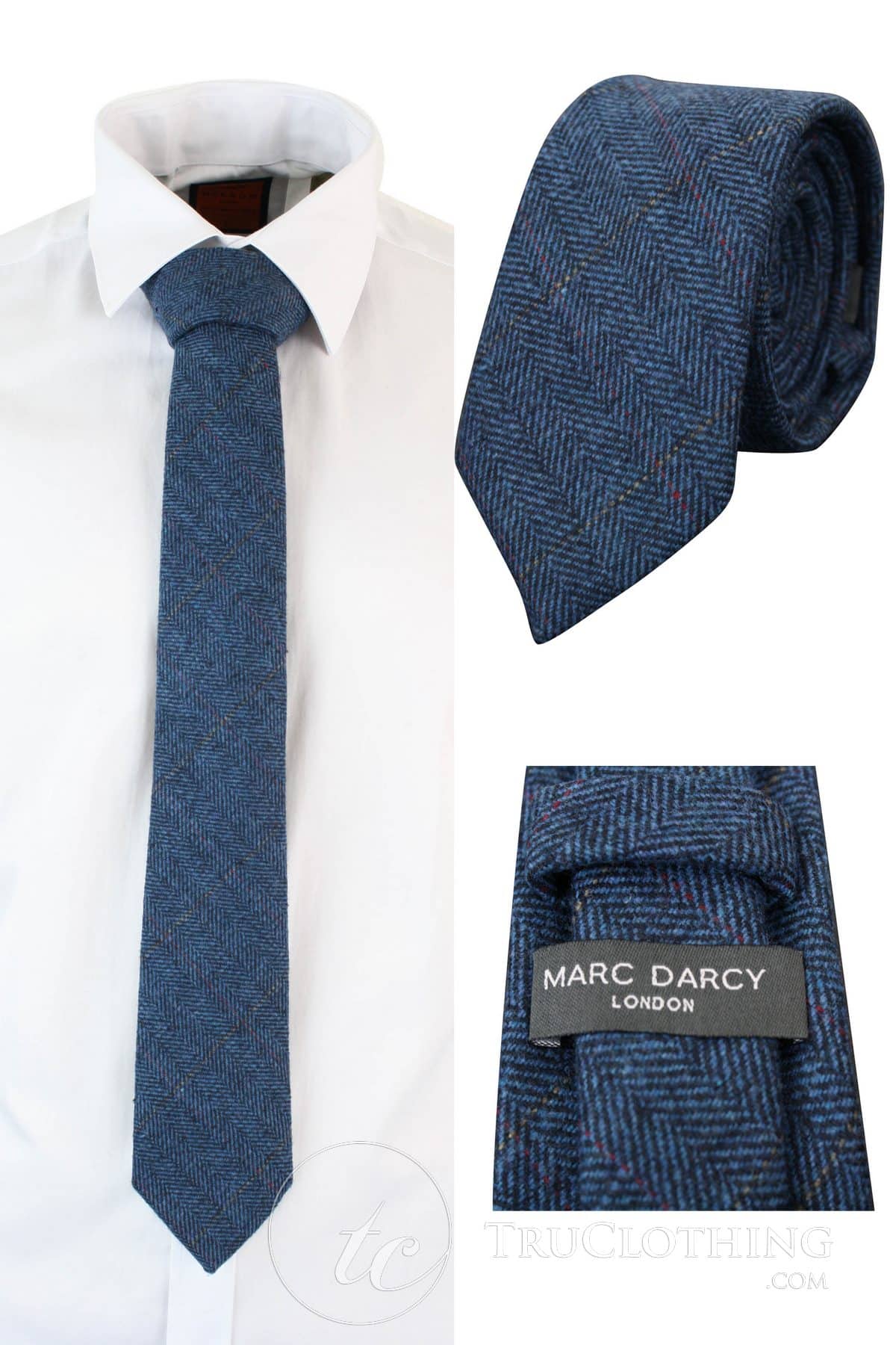Herrslips i tweed med fiskbensmönster, texturerad Marc Darcy, klassisk vintage, retro, Deon