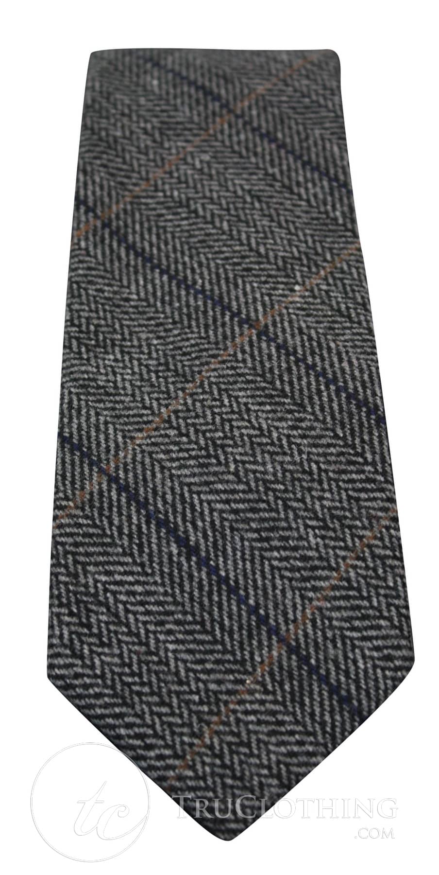 Marc Darcy Herrslips i tweed med fiskbensmönster och textur, klassisk vintage retro, DX7