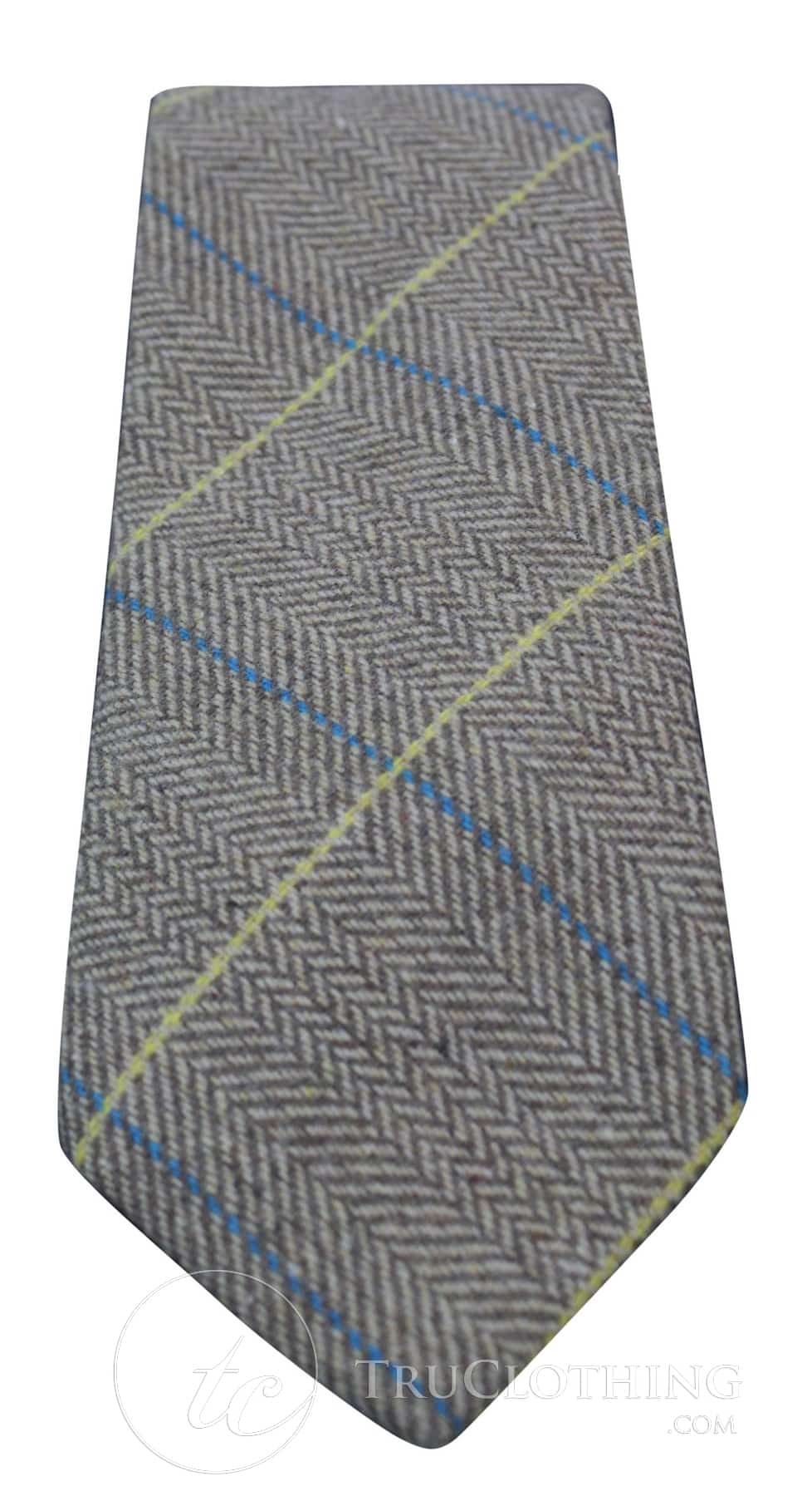 Marc Darcy Herrslips i tweed med fiskbensmönster och textur, klassisk vintage retro, DX7