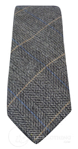 Marc Darcy Herrslips i tweed med fiskbensmönster och textur, klassisk vintage retro, DX7