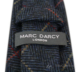 Herrslips i tweed med fiskbensmönster, Marc Darcy, klassisk vintage, retro, Eton, marinblå