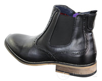 Herr Vintage Brogue Ankelstövlar - Cavani Fox