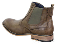 Herr Vintage Brogue Ankelstövlar - Cavani Fox