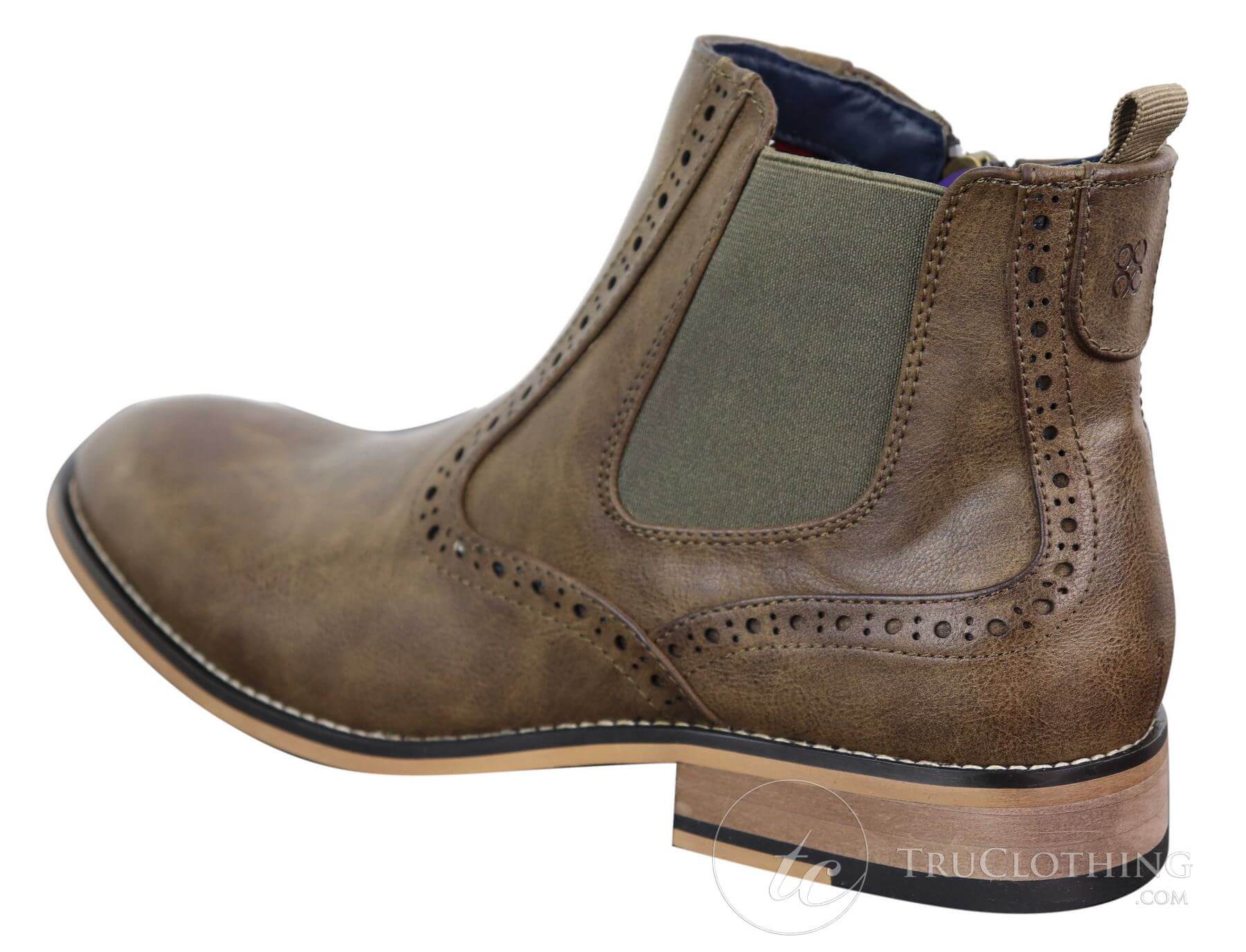 Herr Vintage Brogue Ankelstövlar - Cavani Fox