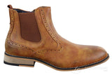 Herr Vintage Brogue Ankelstövlar - Cavani Fox