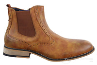 Herr Vintage Brogue Ankelstövlar - Cavani Fox