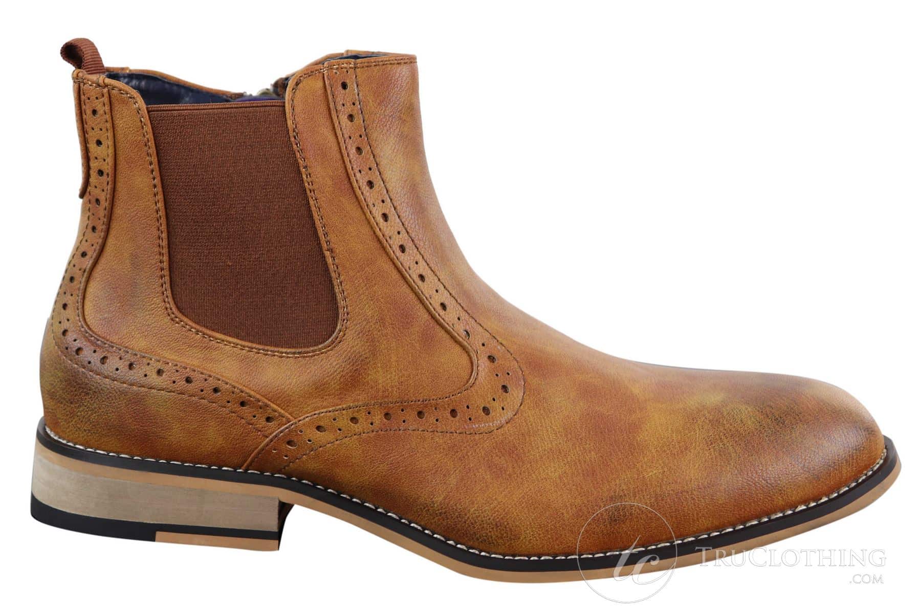 Herr Vintage Brogue Ankelstövlar - Cavani Fox