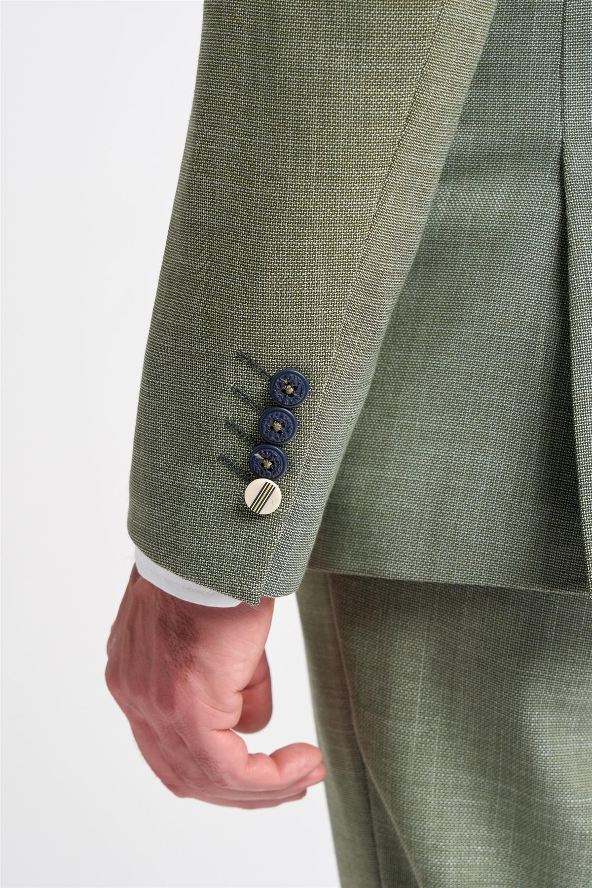 Miami - Salviagrön sommarkavaj för män