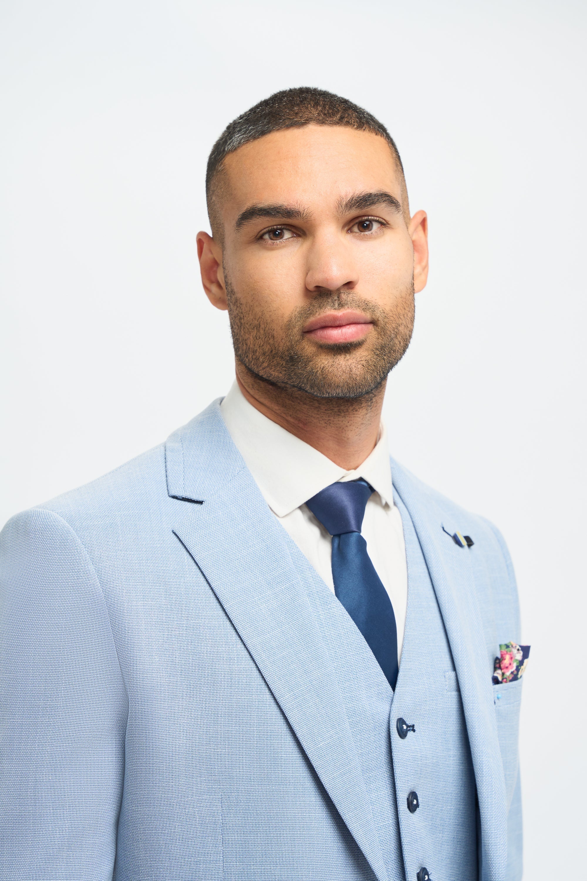 Miami - Ljusblå sommarkavaj för män