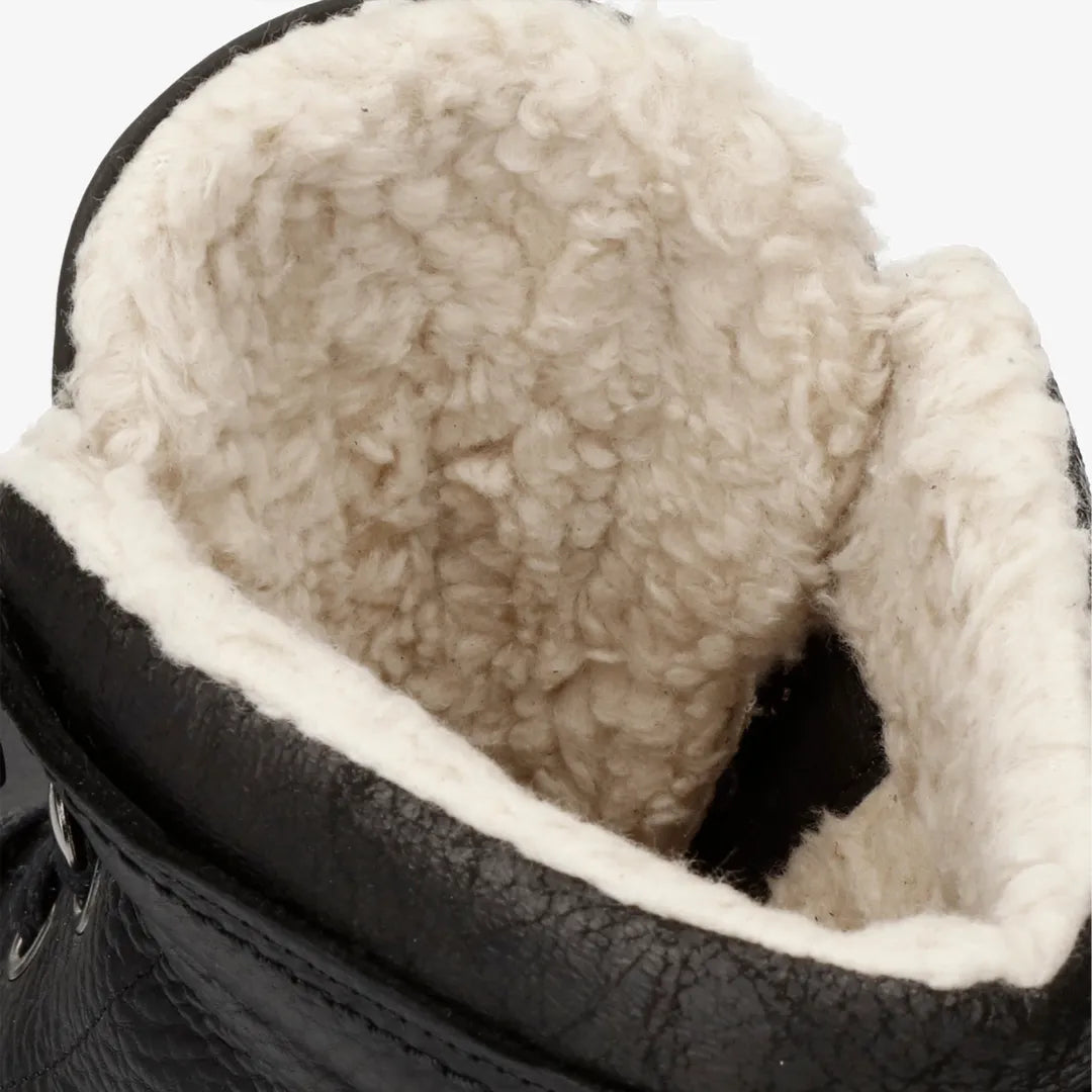 P03 Aviator - Herr Svarta Läderkängor