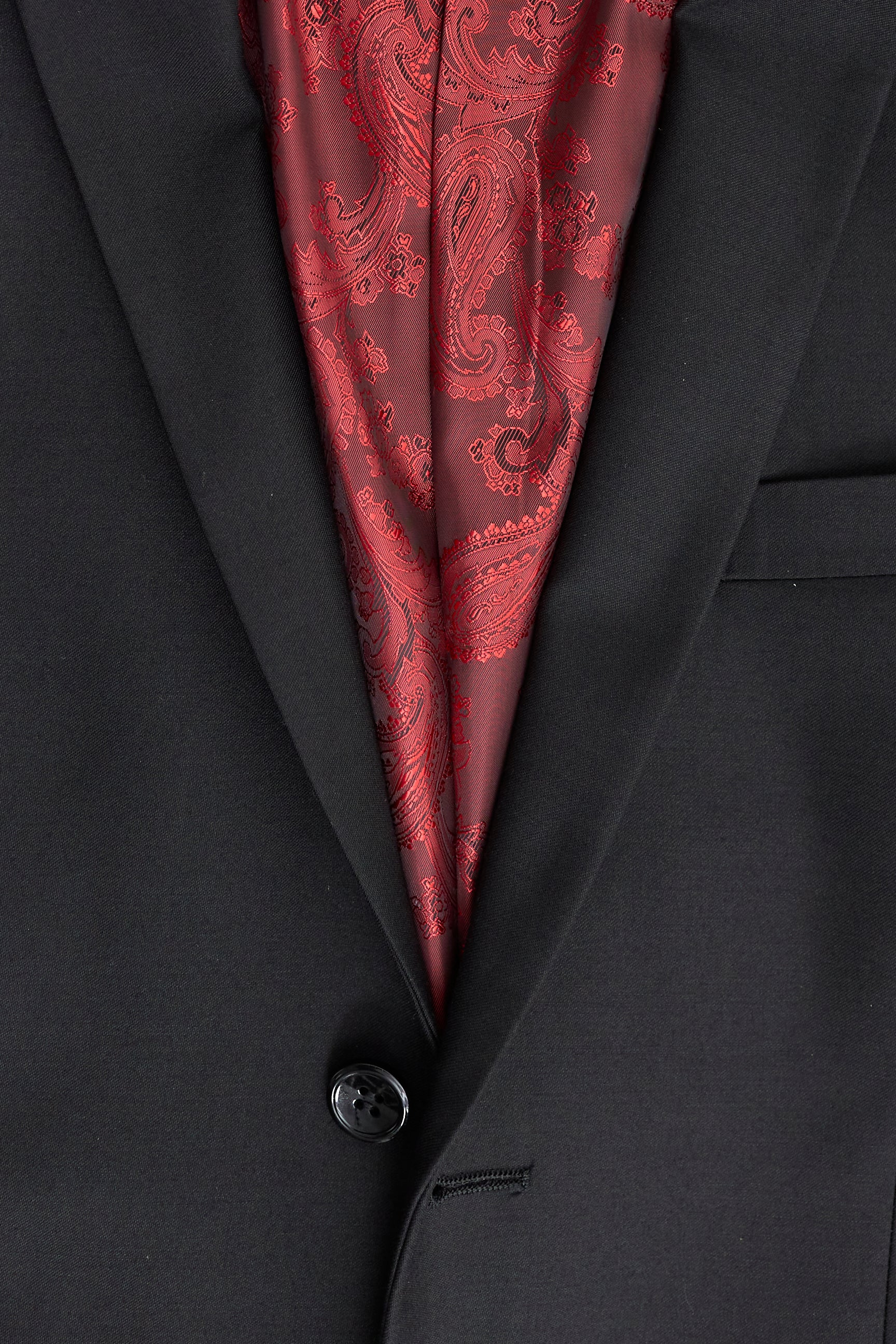 Paul Andrew Parker - Herr 3-delad svart skräddarsydd kostym med klassisk dörr, sörjande begravning