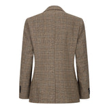 Pojkar 3-delad brun kostym i tweed, rutig vintage-stil, skräddarsydd passform, 1920-tal