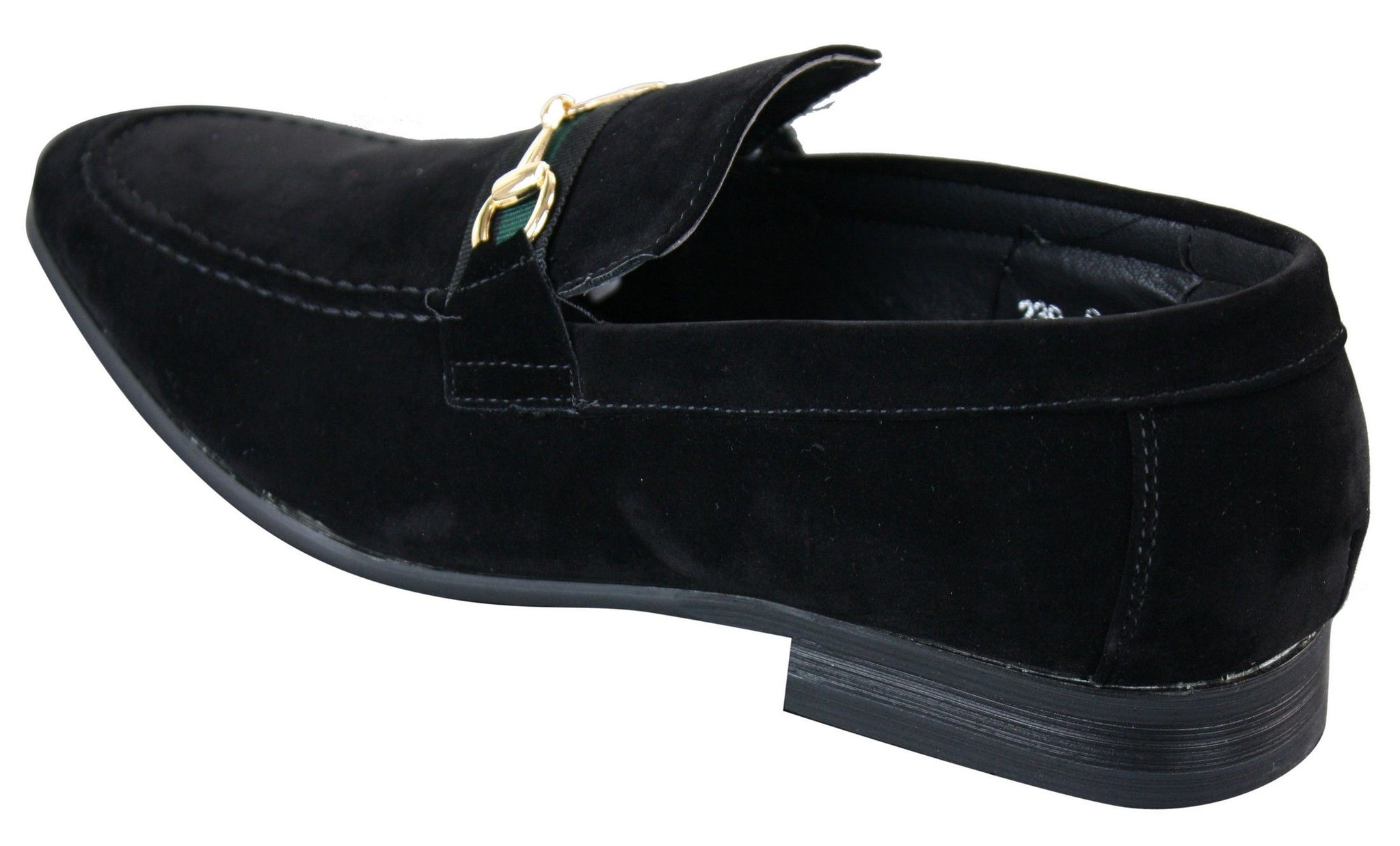 Patron 239 Mocka Herrskor Mocka Spänne Slip On Loafers Smart Casual Marinblå Brun Svart PU
