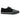 Spetsiga Creeper Sneaker Svarta Vita Mocka Platåskor
