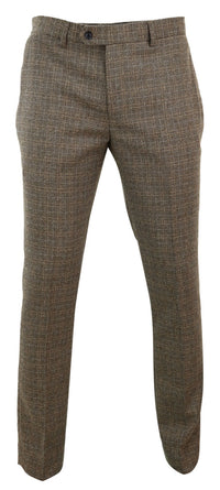Ralph - Herrbyxor i tweed i brunt