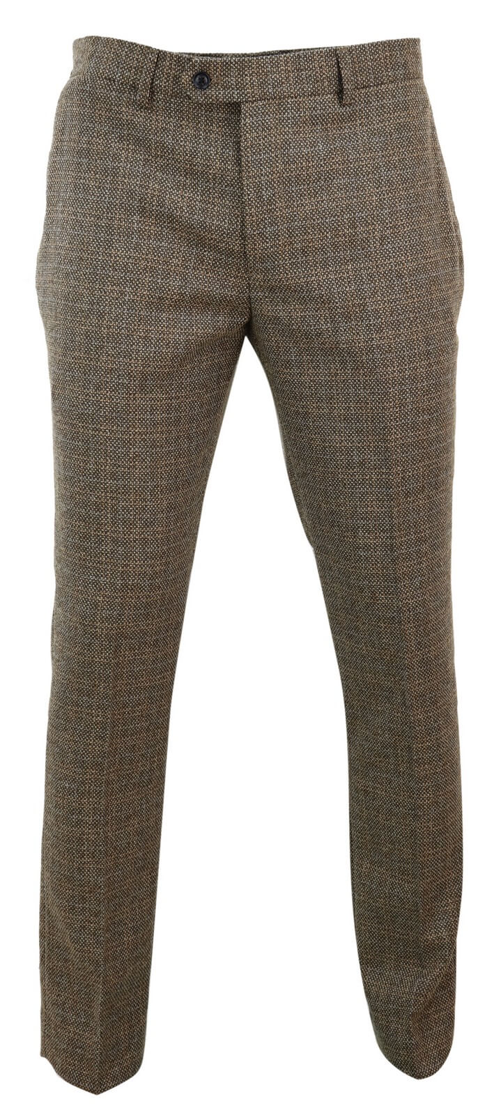 Ralph - Herrbyxor i tweed i brunt