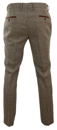Ralph - Herrbyxor i tweed i brunt
