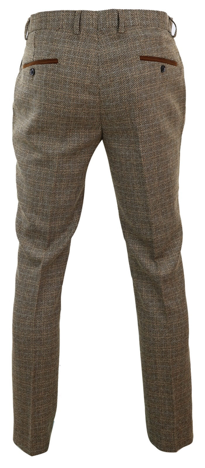 Ralph - Herrbyxor i tweed i brunt