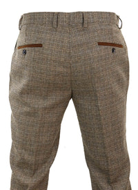Ralph - Herrbyxor i tweed i brunt