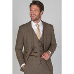 Ralph - Herrkavaj i tweed, brun