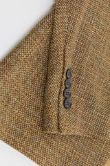 Herrkostym i tweed, 3 delar, brun