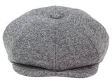 Herr Grå Tweed 8 Panel Peaky Blinders Hatt - Marc Darcy Rayford