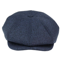 Herr 8 Panel Peaky Blinders Hatt - Marinblå