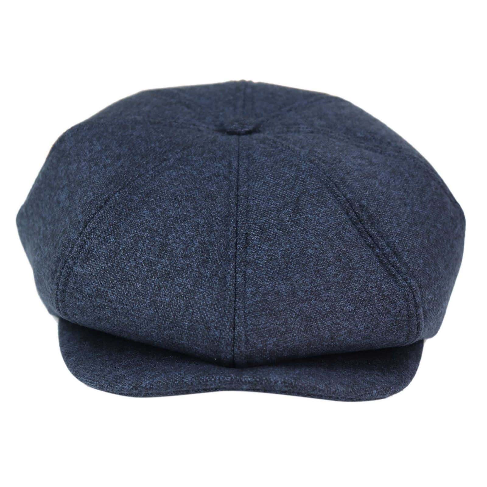 Herr 8 Panel Peaky Blinders Hatt - Marinblå