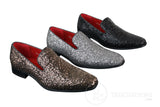 Rossellini Eastend Herr Glansiga Glitter Slip-On Skor Festligt Eleganta Lackskinn