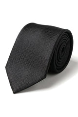 Slips i siden med textur, presentset, näsduk, manschettknappar, matt satin