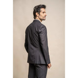 Seeba - Klassisk antracitgrå kavaj för män